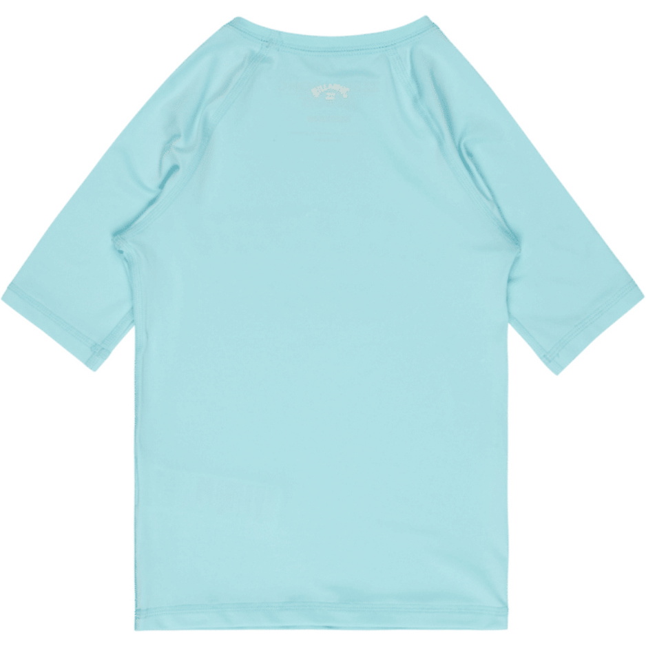 2026 Billabong Junior Surf Dayz Short Sleeve Rash Vest EBGWR03004 - Tidepool
